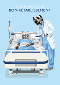 Bon r&eacute;tablissement avec un m&eacute;decin animal